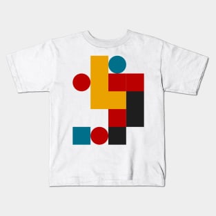 Bauhaus Inspired Pattern Kids T-Shirt